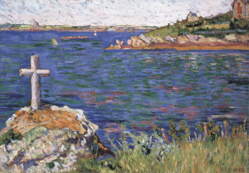 impressionist painter the mariners cross at high tide